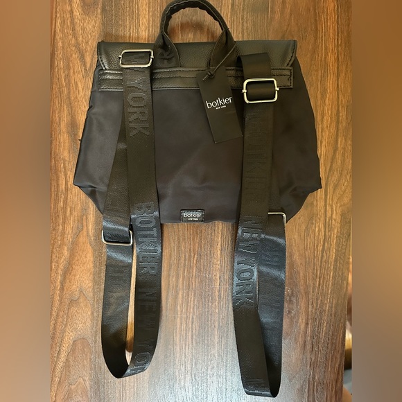 NWT Botkier New York Black Nylon Trigger Mini Backpack